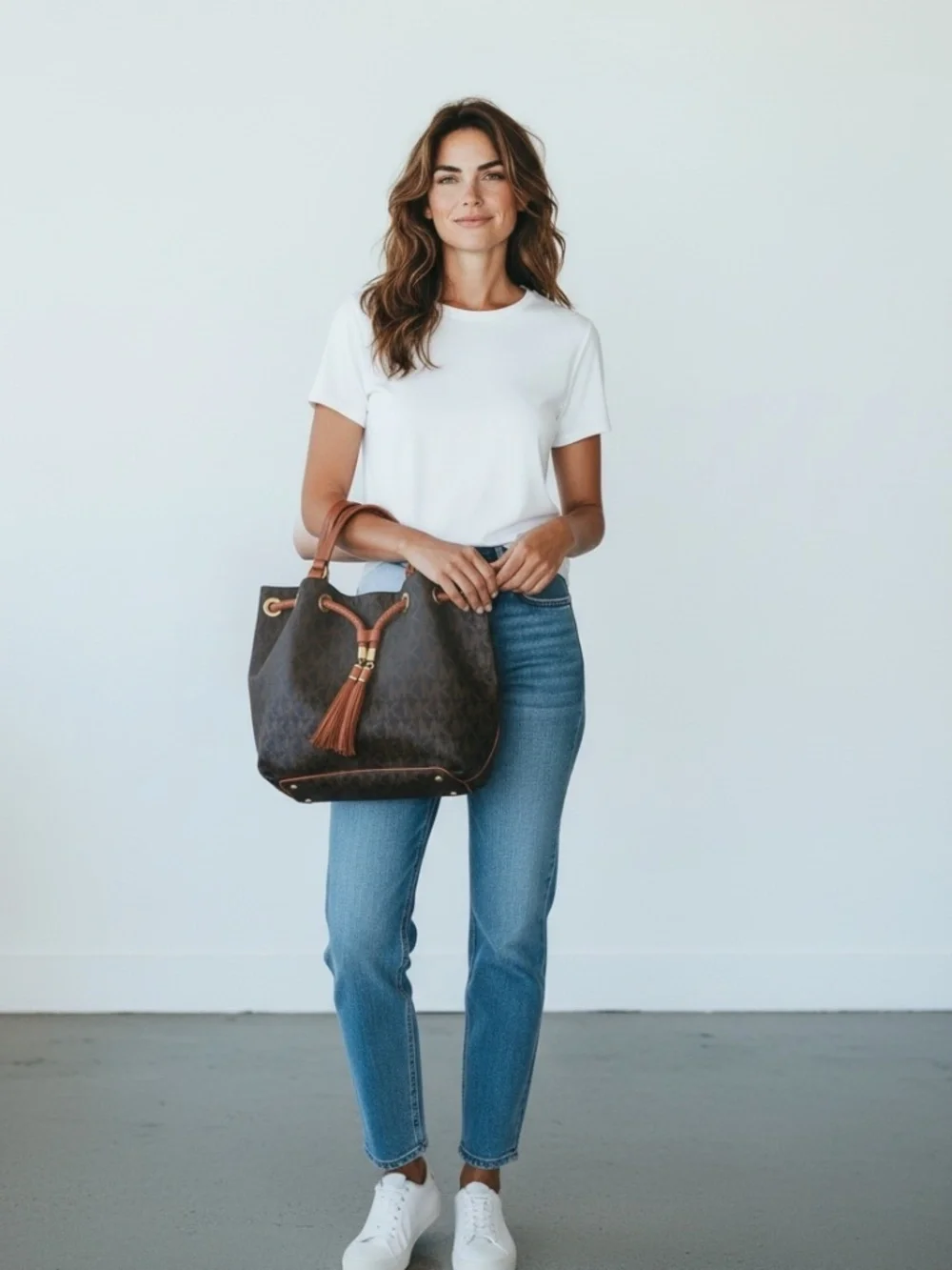 Stylish Michael Kors Buckey Bag